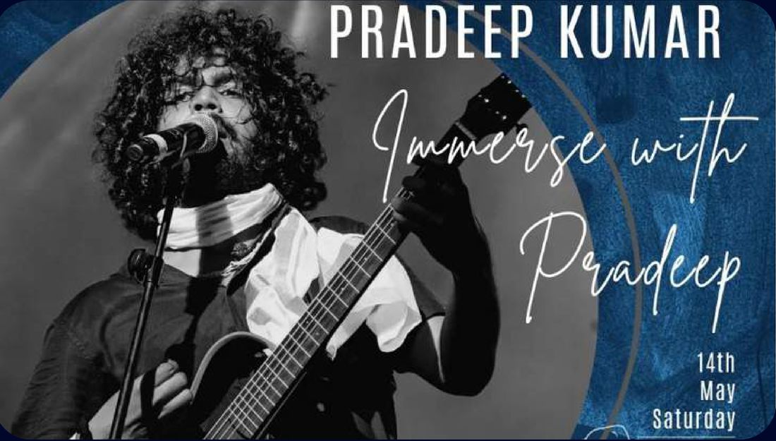 Immerse with Pradeep — Pradeep Kumar's concert poster